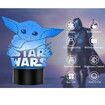 The Child Grogu Baby Yoda Hologram Effect Led Illusion Table Lamp, 16 Color Change Christmas Birthday Gifts for Children Kids