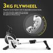 Genki Magnetic Exercise Rowing Machine Home Gym Rower Workout LCD 16 Levels Resistance