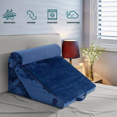 Triangle wedge outlet pillow