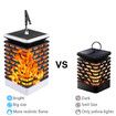 2pcs LED Solar Flame Lights Flickering Outdoor Hanging Lantern Led Solar Garden Light Flame Torch Lamp Decor Lighting