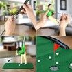 Mini Golfers Indoor  Outdoor Golf Kit Game Course Golf man in Col Green