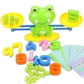 Math Balance Game Counting Frog Set Educational Toy for School Kids Children Learning
