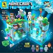 898Pcs Minecraft Building Block Hidden Depths Scene Compatible Lego with Lighting Kit