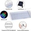 Solar Meteor Rain Lights, 30cm 8 Tube 144 LEDs Multicolor Meteor Lights, For Xmas Tree Weeding Holiday Party Patio Decoration