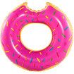 Water Inflatable Toy Float Row Donut Swimming Ring PVC Sports Swimming Ring For Children