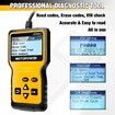 Car OBD2 Scanner Code Reader Engine Fault Code Reader Scanner CAN Diagnostic Scan Tool for All OBD II Protocol Cars Since 1996  Yellow