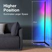 RGB LED Floor Lamp Light Corner Standing Lighting Remote Control for Bedroom Living Room 158CM