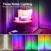 RGB LED Floor Lamp Light Corner Standing Lighting Remote Control for Bedroom Living Room 158CM