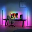 RGB LED Floor Lamp Light Corner Standing Lighting Remote Control for Bedroom Living Room 158CM