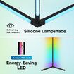 RGB LED Floor Lamp Light Corner Standing Lighting Remote Control for Bedroom Living Room 158CM