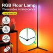 RGB LED Floor Lamp Light Corner Standing Lighting Remote Control for Bedroom Living Room 158CM