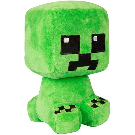Minecraft Crafter Creeper Plush Stuffed Toy, Green