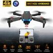 RC Drone With 4K Camera, Mini Drone For Kids And Adults, RC Quadcopter with 3D Flips, Obstacle Avoidance, Trajectory Flight