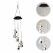 Color Wind Chime Color Changing Solar Penguin Wind Chime Waterproof Lights for Garden Home Outdoor