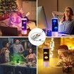 Electric Jellyfish Tank Table Lamp With 17 Color Changing Effect, RC LED Jellyfish Night Light For Home Office Decor Gift