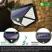 Outdoor Solar Wall Lamp 100 LED Bulb IP65 PIR Motion Sensor Lamp Solar Lighting Garden Decoration Lights