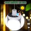 42 LED Solar Light Bulb Waterproof 90 Fold Solar Emergency Rechargeable Portable Bulb For Hiking Outdoor Activities