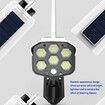 LED Garden Light Solar Powered Outdoor Wall Mount Waterproof Lamp Outside Pathway Security Motion Sensor Lighting Kit