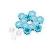 Snowflake SIlicone Ice Cube Tray, Novelty Ice Mold, Large Ice Cube Mold, Makes 12 Ice Cubes, Snow Ice Tray, Blue