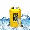 30LWaterproof Dry Bag Back Pack Sack Rafting Canoing Boating Water Resistance Yellow