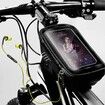 Bike Phone Mount Bag, Cycling Waterproof Front Frame Top Tube Handlebar Bag With Touch Screen