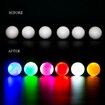 Colorful Golf Balls 6PCS, LED Constant Shining Golf Balls Glow in The Dark Golf Balls for Sport Multi Colors