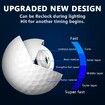 Colorful Golf Balls 6PCS, LED Constant Shining Golf Balls Glow in The Dark Golf Balls for Sport Multi Colors