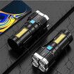 LED Flashlights USB Recharge Outdoor Portable Lamp Super Bright Multifunctional Camping Light
