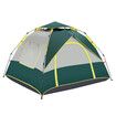 OGL 3 Person Tent Beach Camping Instant Pop Up Shelter Family Sun Shade 215x200x141cm Green White 