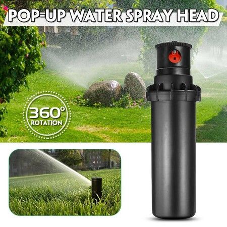 Grassland Integrated Sprinkler High pressure 360 Degrees Rotating Watering Pop-up Spray Head Sprinkler Watering 5.0-15.2 Meter R