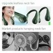 Rechargeable Hanging Cooler Neck Fan Portable Bladeless Battery Operated Office