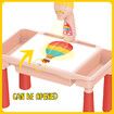 Kids LED Projector Drawing Table Painting Board Projection Desk Toy with Music and Storage