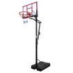 Basketball Hoop Stand System Ring Portable Height Adjustable Fitness Equipment