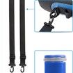 20L PVC Pressure Shower With Foot Pump, Outdoor Lightweight Inflatable Shower,Camping Pressure Water Bag