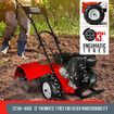 Cultivator Tiller Farm Rototiller Self Propelled Rotary Plough Garden Tool 8HP 212CC