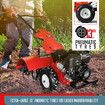 Tiller Cultivator Rotary Self Propelled Plough Rototiller Garden Tool 8HP 212CC