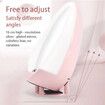 LED Makeup Mirror With Bluetooth Speaker Setting Adjustable Brightness With USB Charging Audio Cable