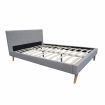 Nicola Fabric Queen Bed Frame