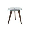 Sophia Glass Round Side Table