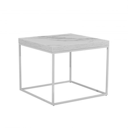 Cathy White End Table
