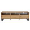 Murray 3 Shelf Oak TV Unit