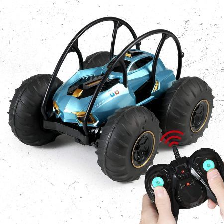 Waterproof Remote Control Car,360 Rotating All Terrain Electric Remote Control 2.4G Off Road Monster Trucks Toy