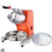 Ice Shaver Electric Stainless Steel Ice Crusher Slicer Machine Commercial Orange