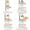 2X Commercial Manual Juicer Hand Press Juice Extractor Squeezer Orange Citrus White