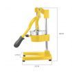 Commercial Manual Juicer Hand Press Juice Extractor Squeezer Orange Citrus Yellow