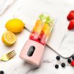 2X Portable Mini USB Rechargeable Handheld Juice Extractor Fruit Mixer Juicer Pink