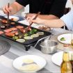 68cm Electric BBQ Grill Teppanyaki Tough Non-stick Surface Hot Plate Kitchen 6-8 Person