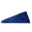 Wedge Pillow Set Triangle Memory Foam Bed Cushion Back and Head Support Adjustable Navy Blue
