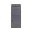 Freestanding Letterbox Weatherproof Postbox Delivery Mailbox Drop Box