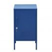 Artiss Bedside Table Metal Cabinet - Blue